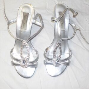 Elegant Silver Heels